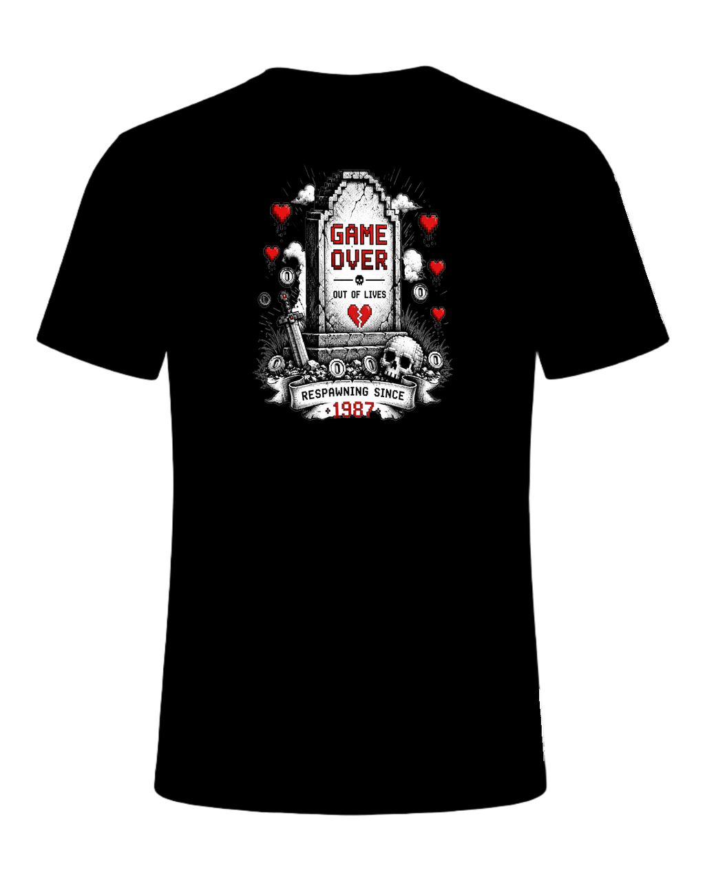 Game Over Humor — Black