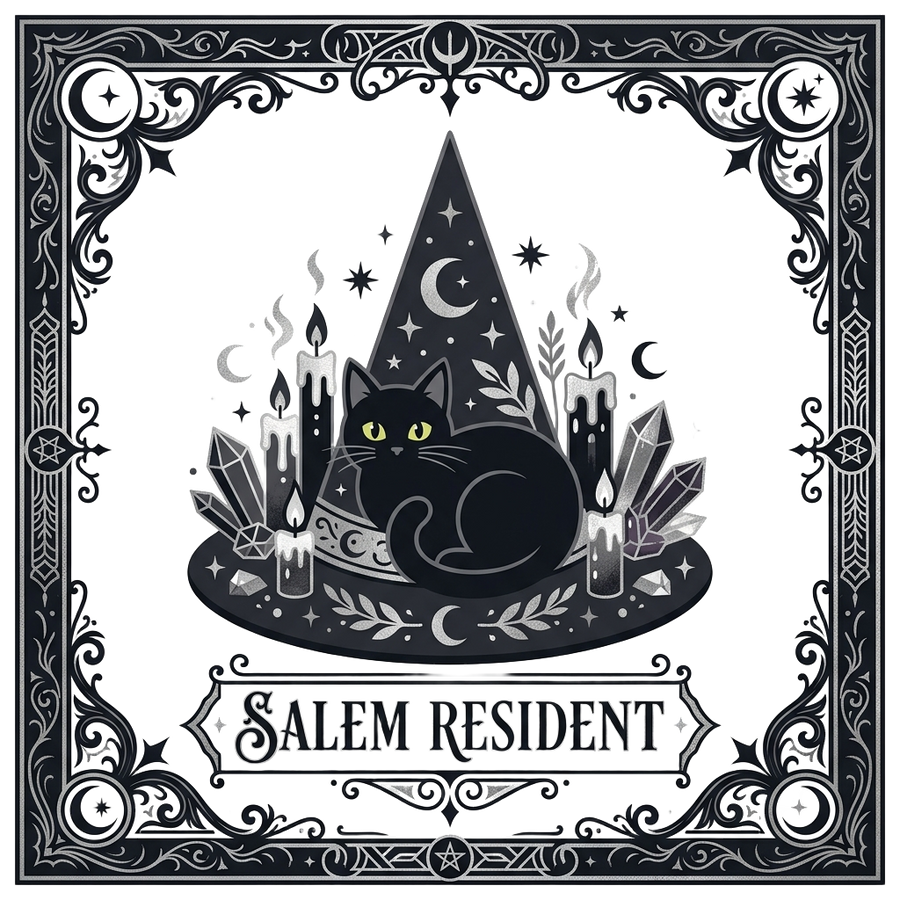 Black Cat T-Shirt — Familiar Energy