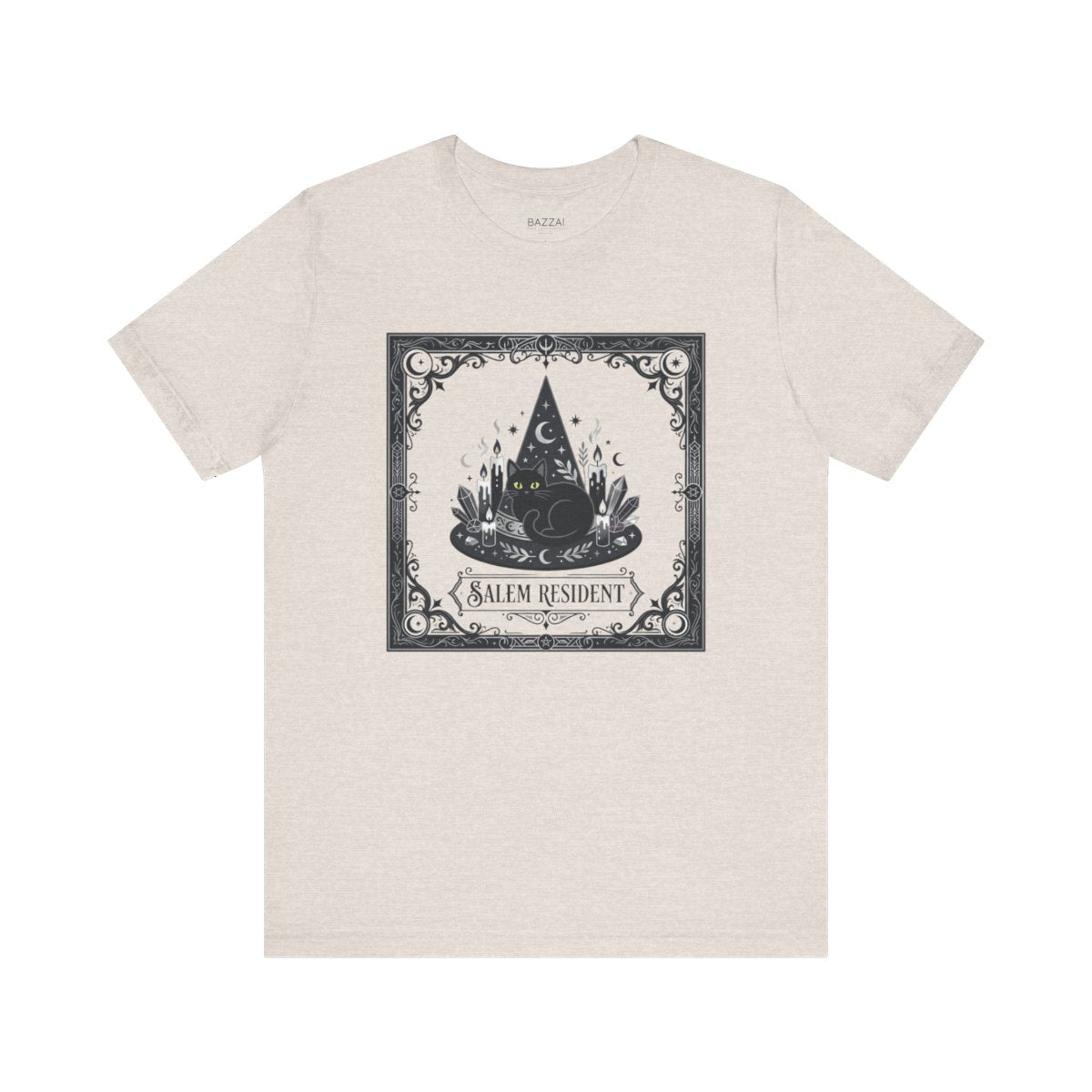 Black Cat T-Shirt — Familiar Energy — t-shirt design