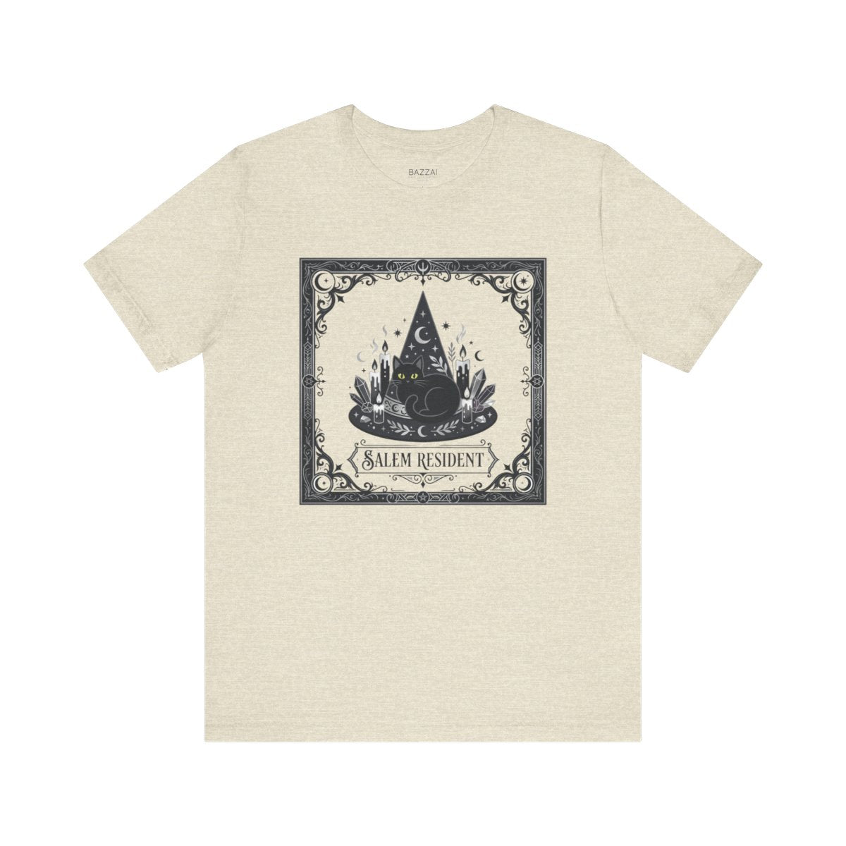 Black Cat T-Shirt — Familiar Energy — t-shirt design