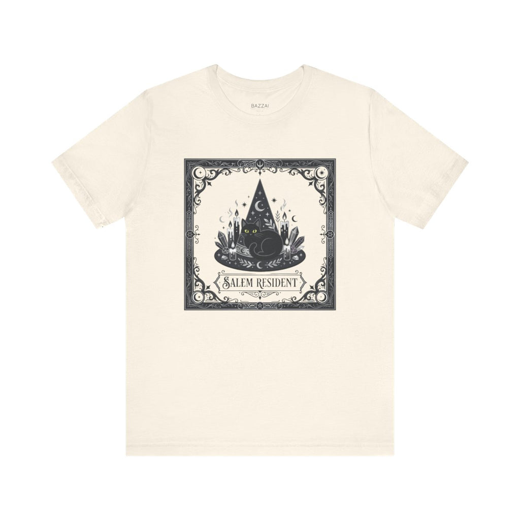 Black Cat T-Shirt — Familiar Energy — t-shirt design