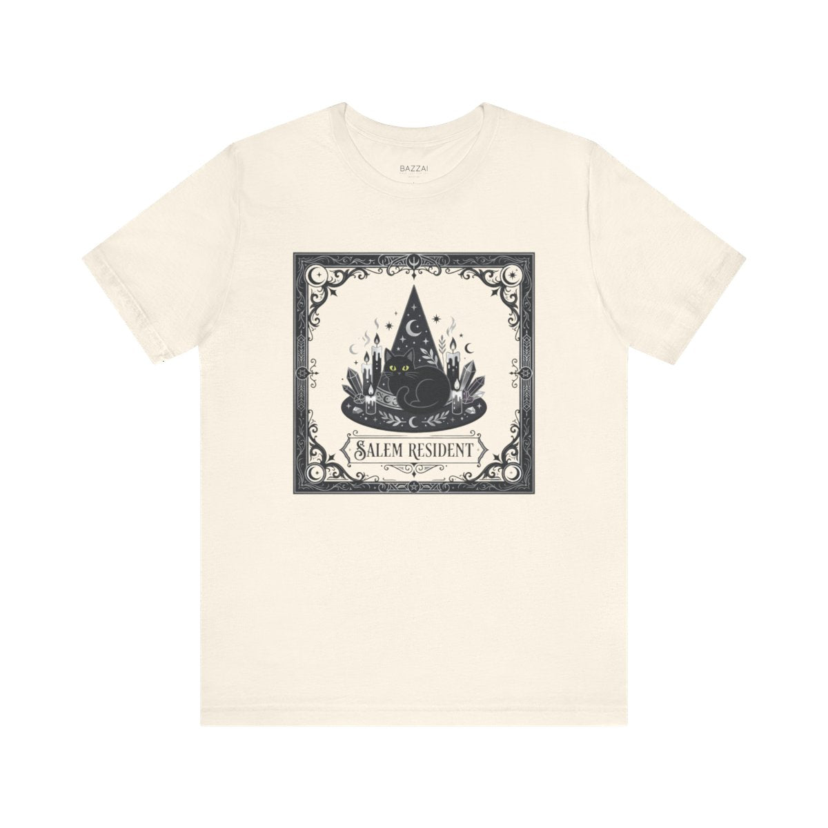 Black Cat T-Shirt — Familiar Energy — t-shirt design