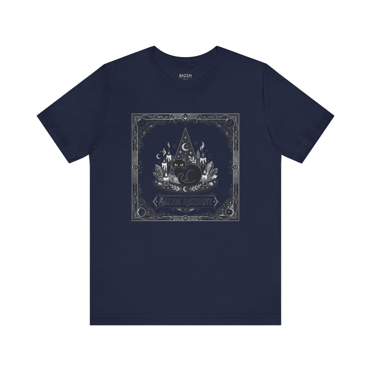 Black Cat T-Shirt — Familiar Energy — t-shirt design