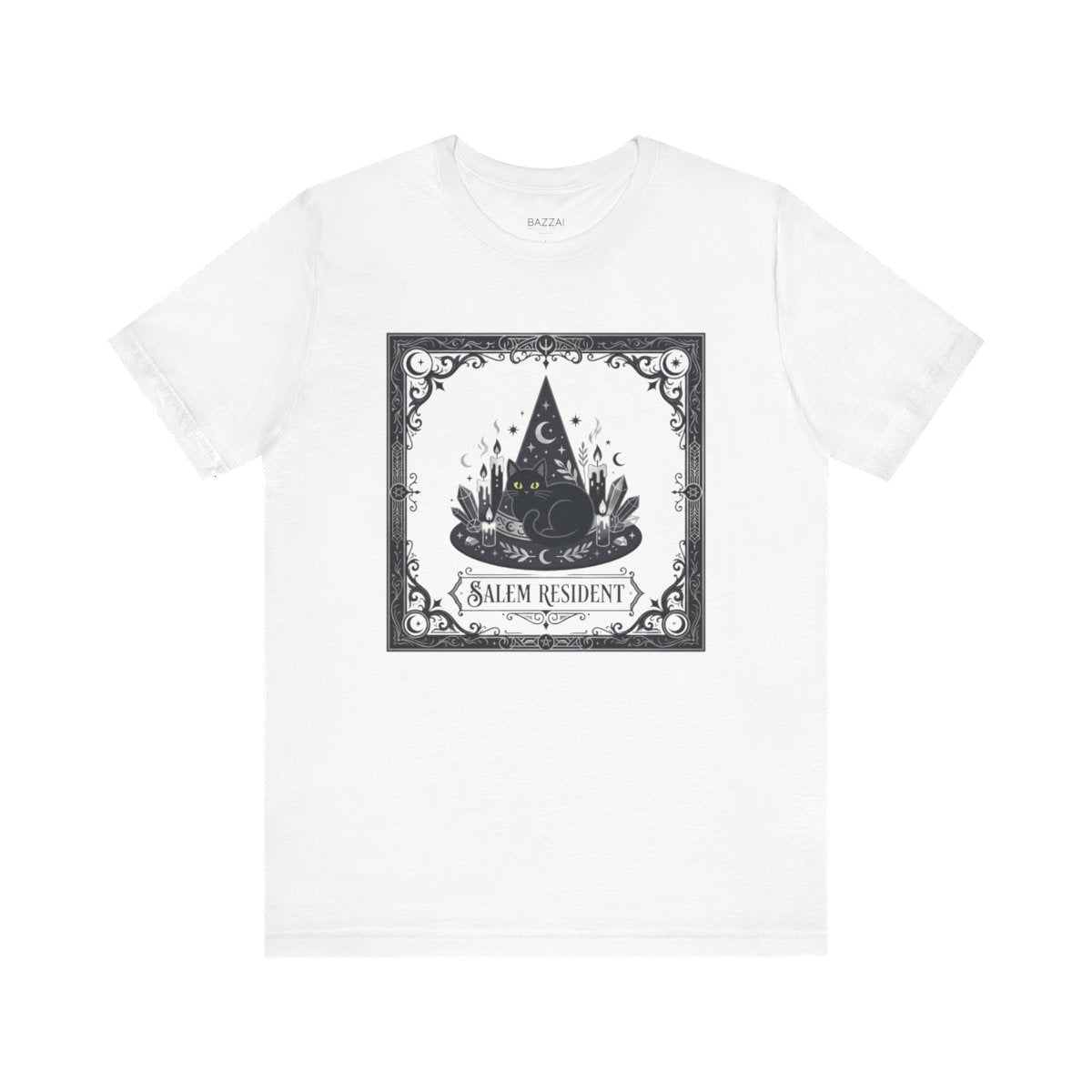 Black Cat T-Shirt — Familiar Energy — t-shirt design