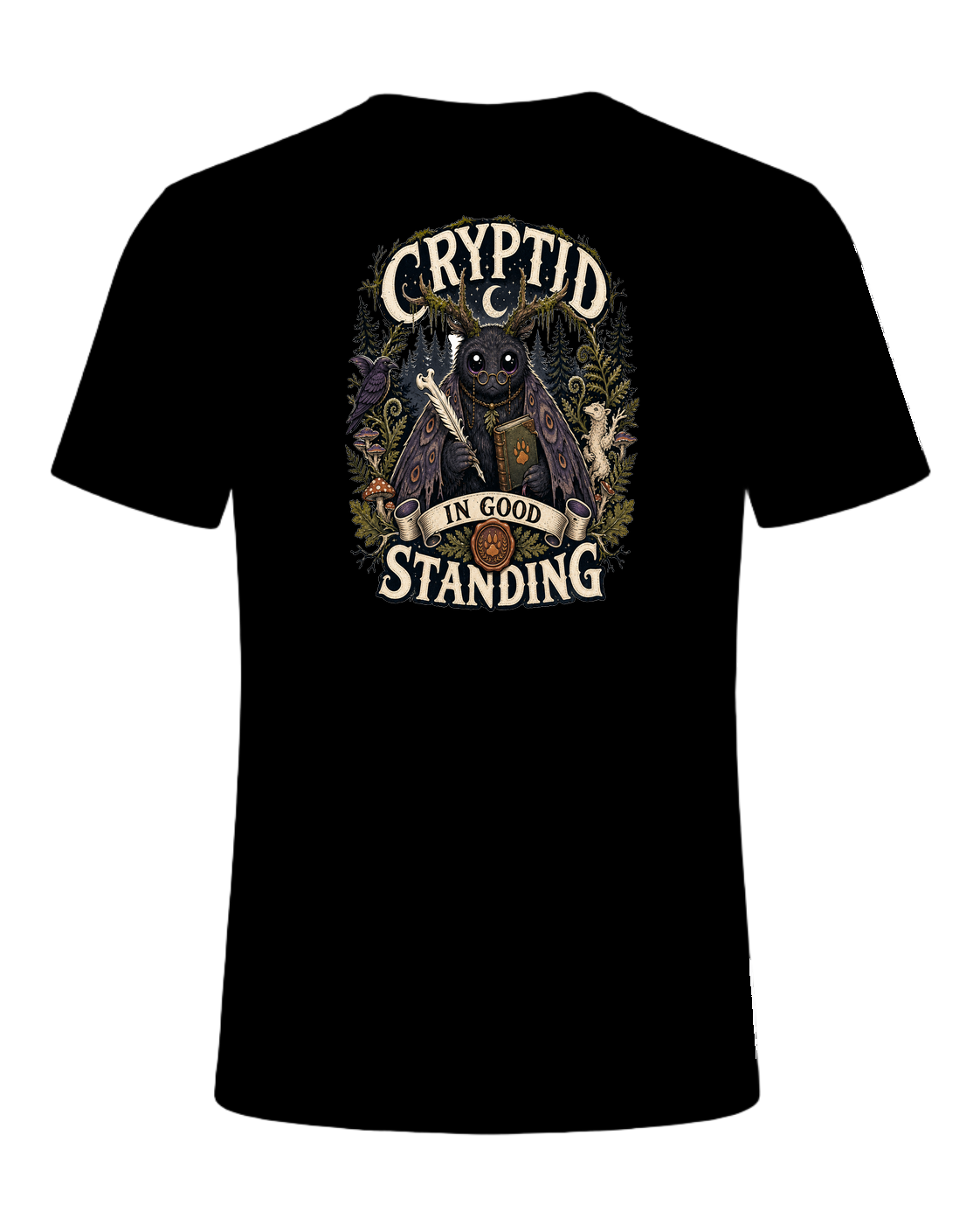 CRYPTID IN GOOD STANDING — Black