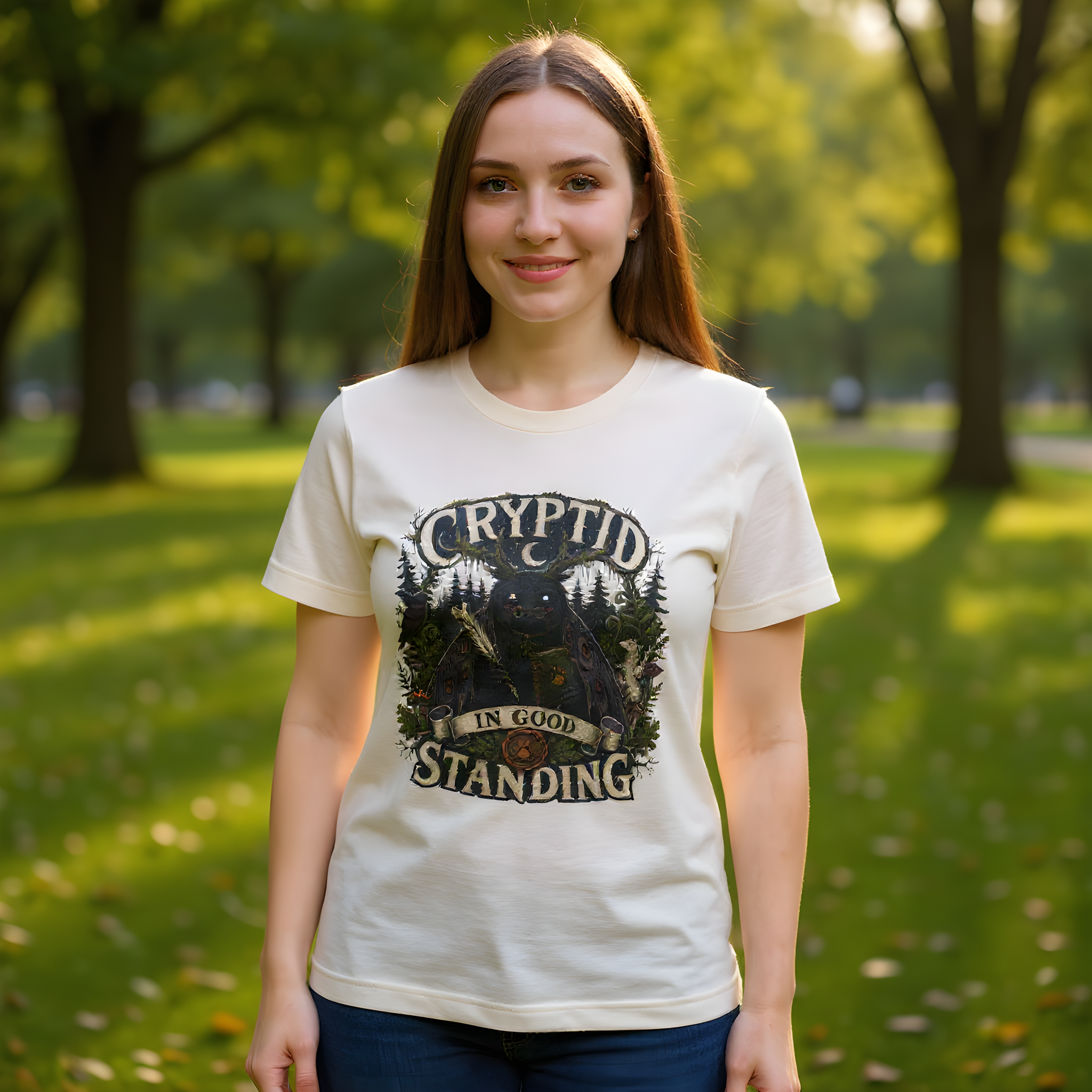 Cryptid Gift T-Shirt — Cryptid in Good Standing — t-shirt design
