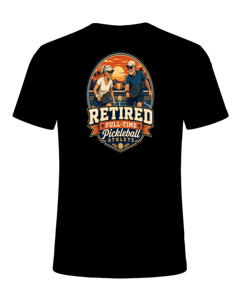Pickleball Retirement — Black