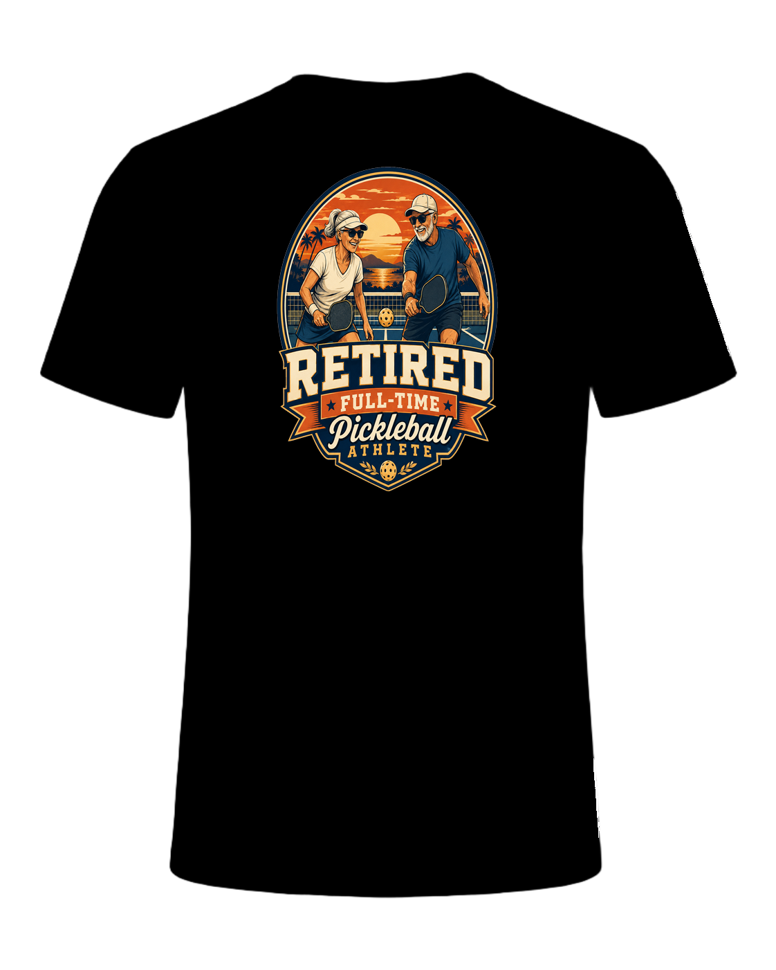Pickleball Retirement — Black