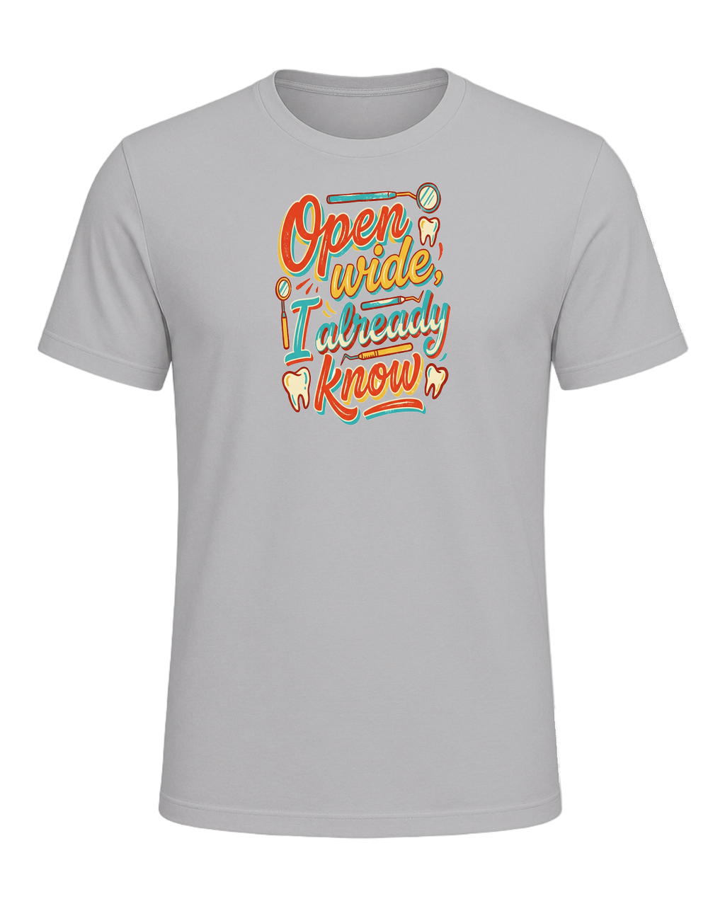 Open wide, I already know — Athletic Heather