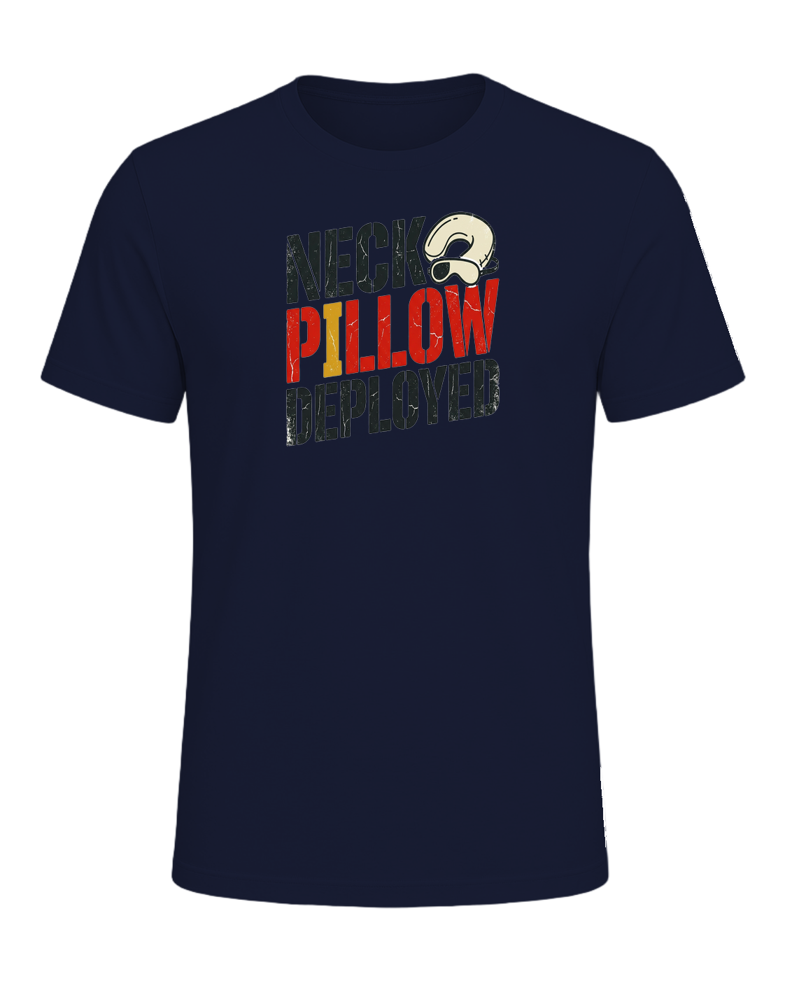 NECK PILLOW DEPLOYED — Navy