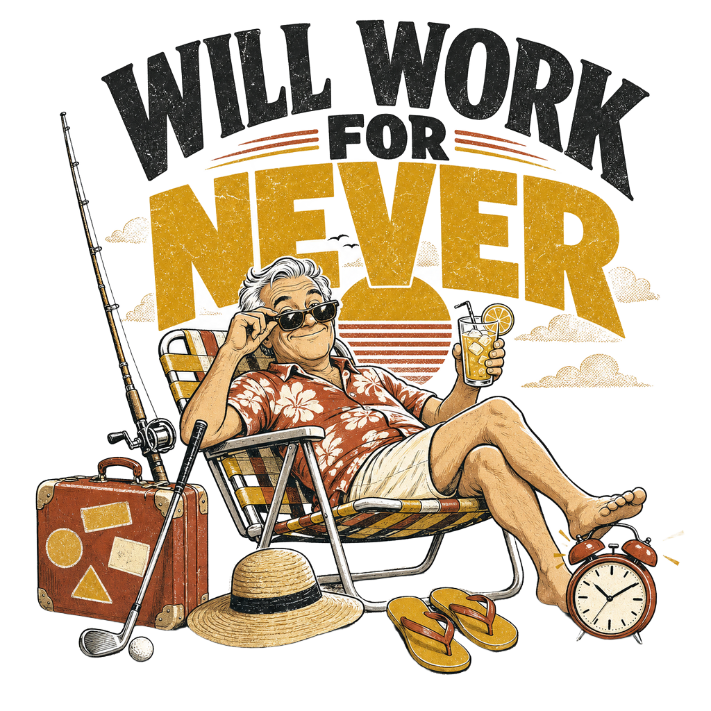 Will work for never