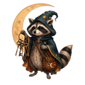 Raccoon Wizard Energy