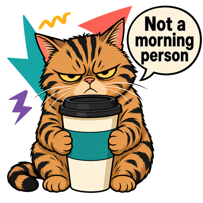 NOT A MORNING PERSON (Retro 90s)