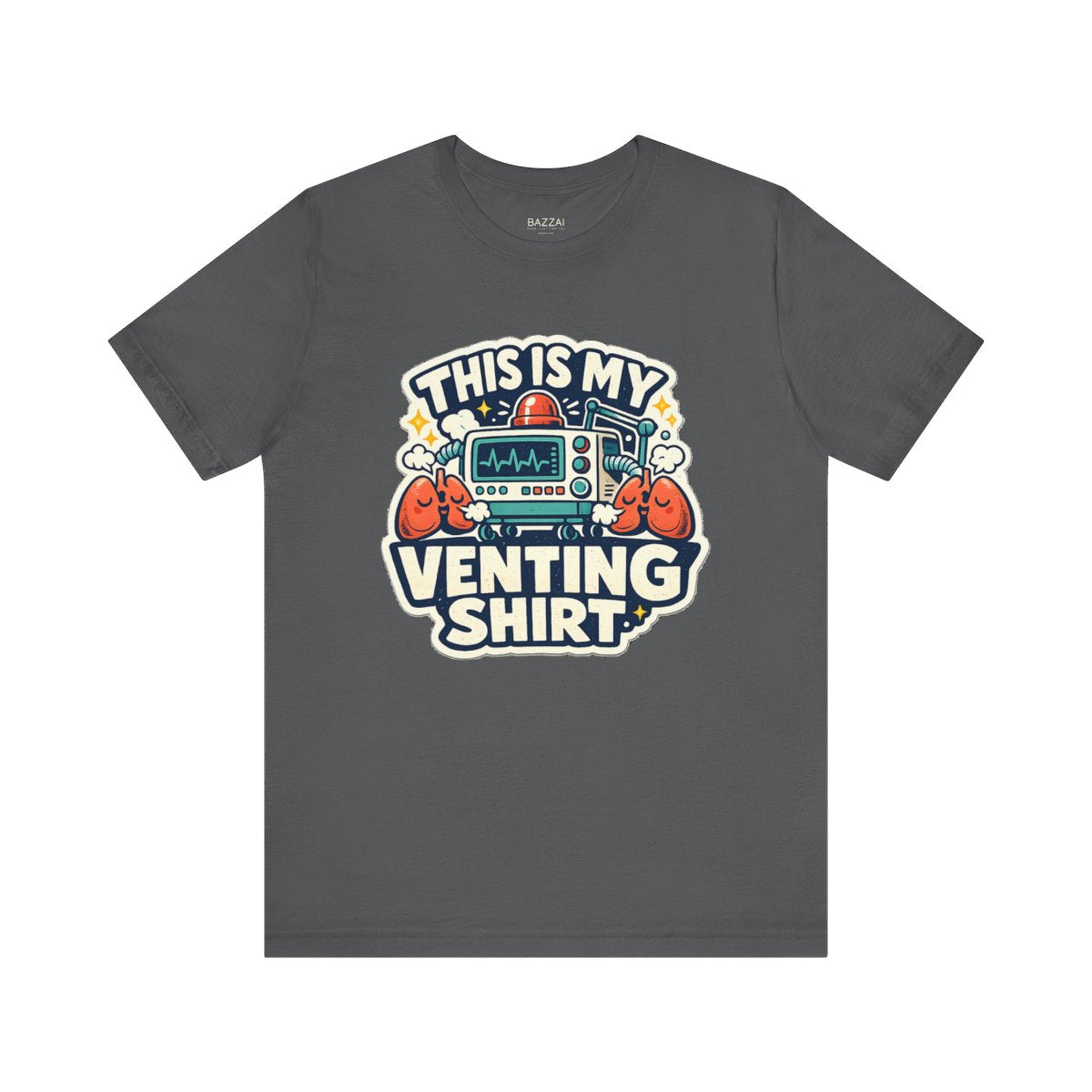 Funny HVAC T-Shirt — This Is My Venting Shirt — t-shirt design by Hank