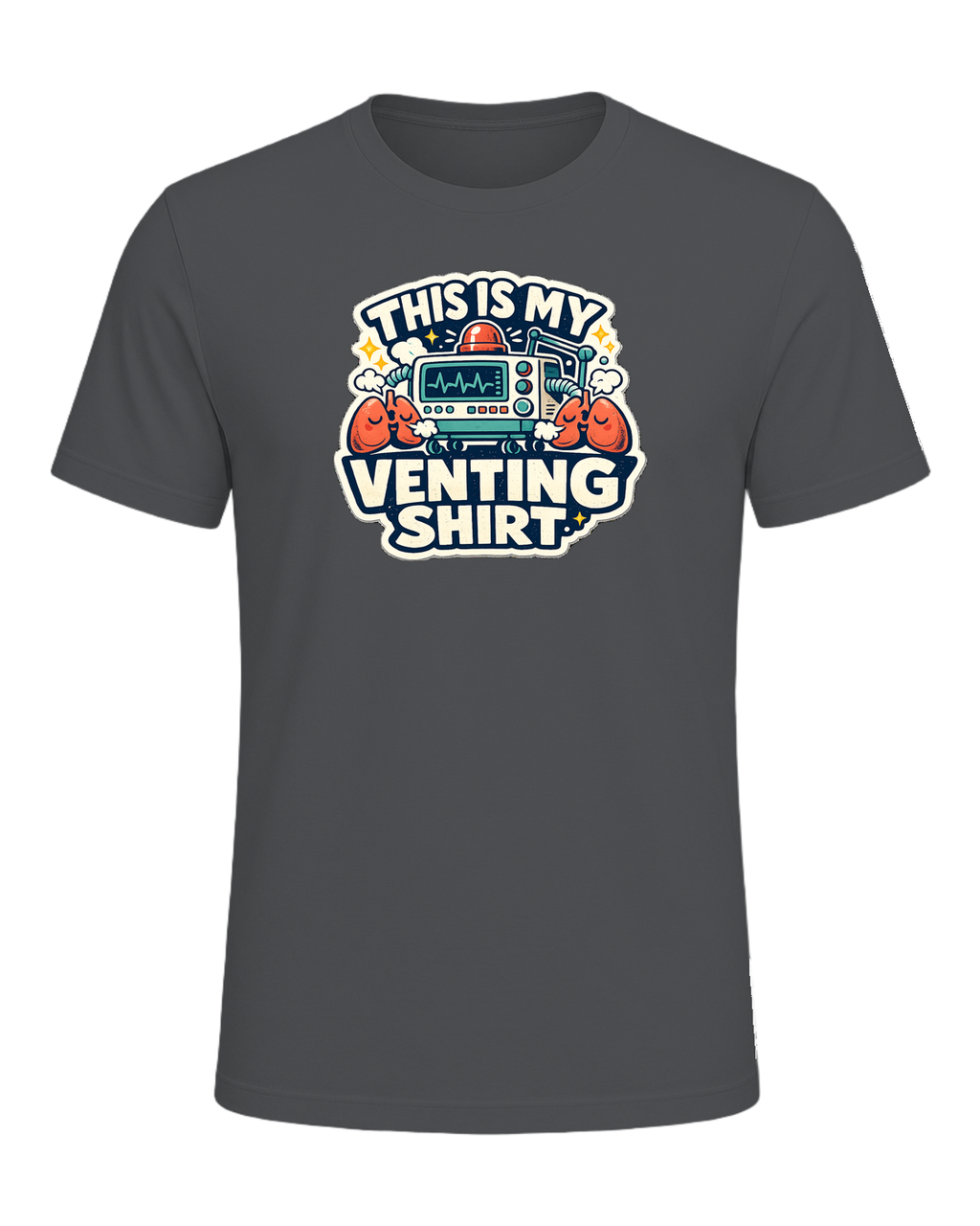 This Is My Venting Shirt Tee — Asphalt