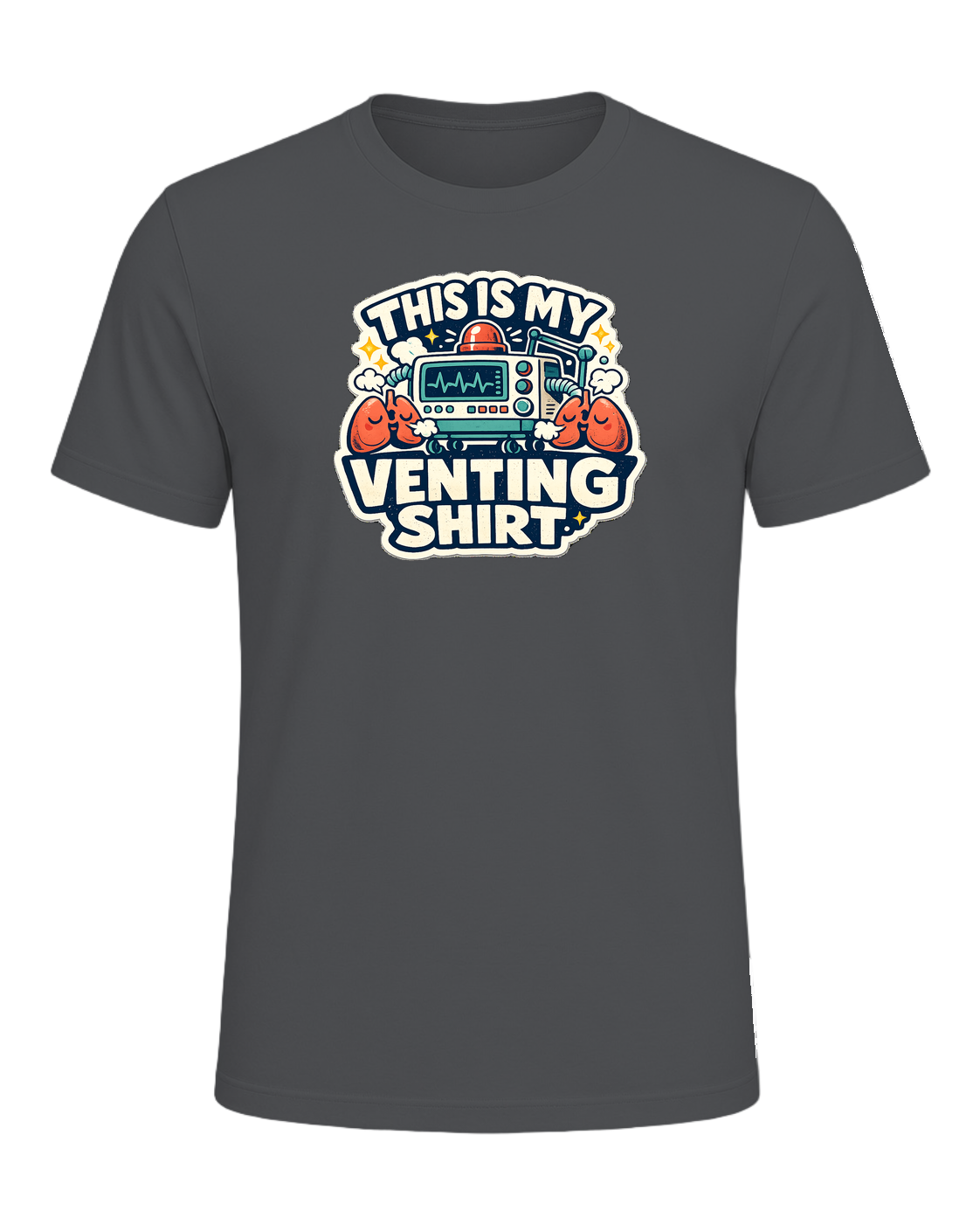 This Is My Venting Shirt Tee — Asphalt