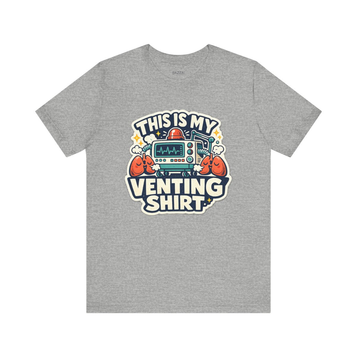 Funny HVAC T-Shirt — This Is My Venting Shirt — t-shirt design by Hank