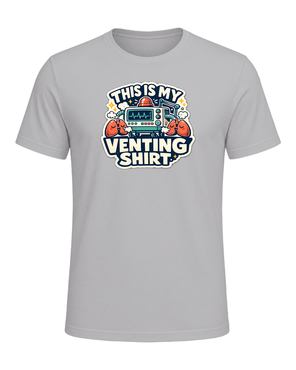This Is My Venting Shirt Tee — Athletic Heather
