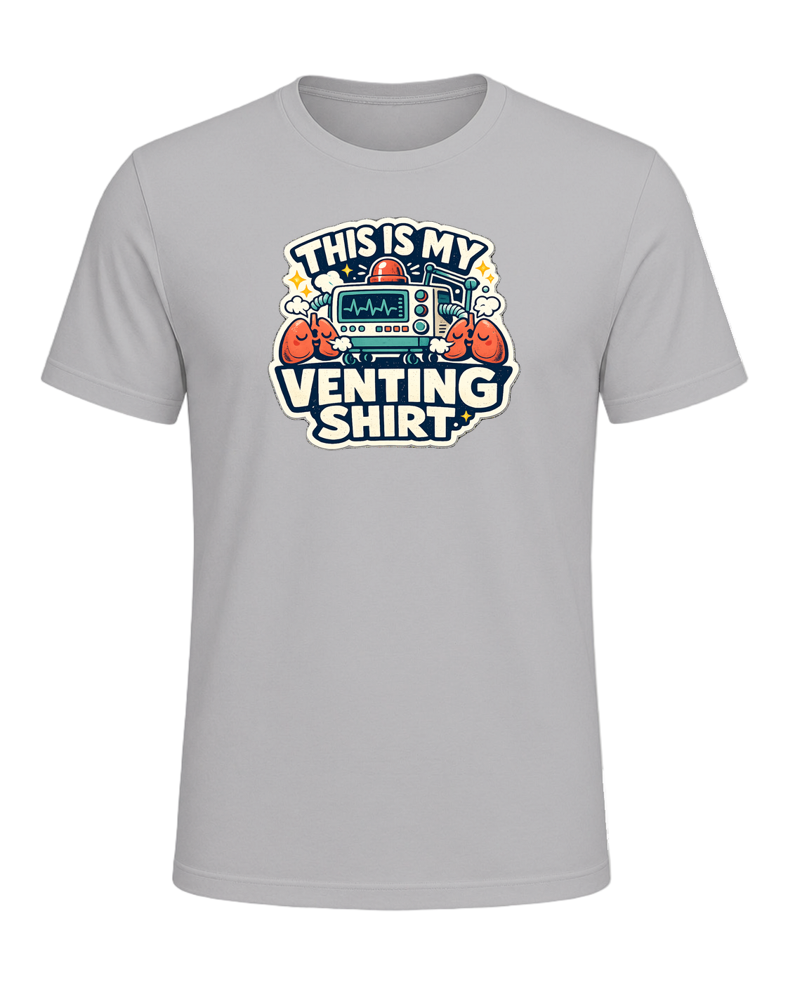 This Is My Venting Shirt Tee — Athletic Heather