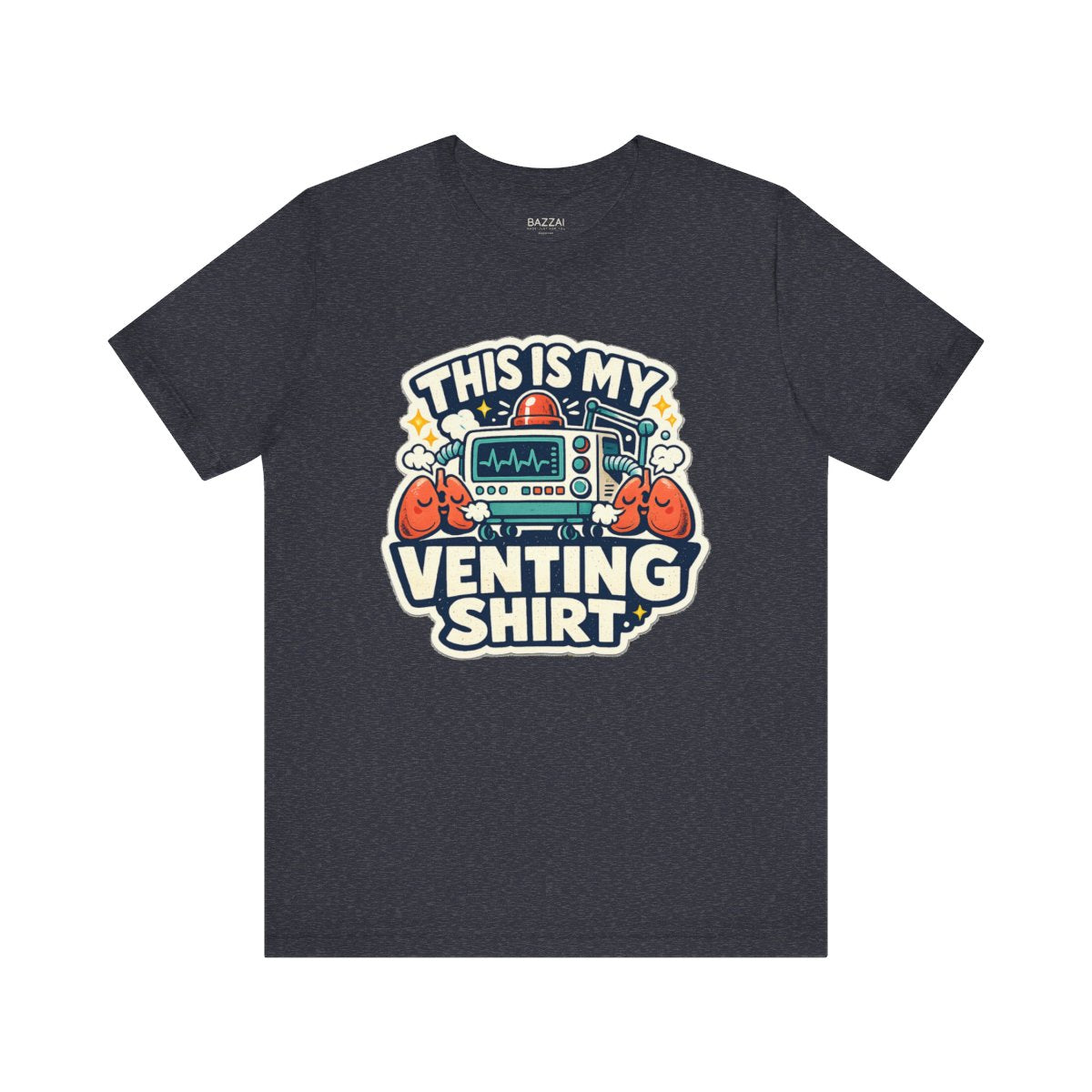 Funny HVAC T-Shirt — This Is My Venting Shirt — t-shirt design by Hank