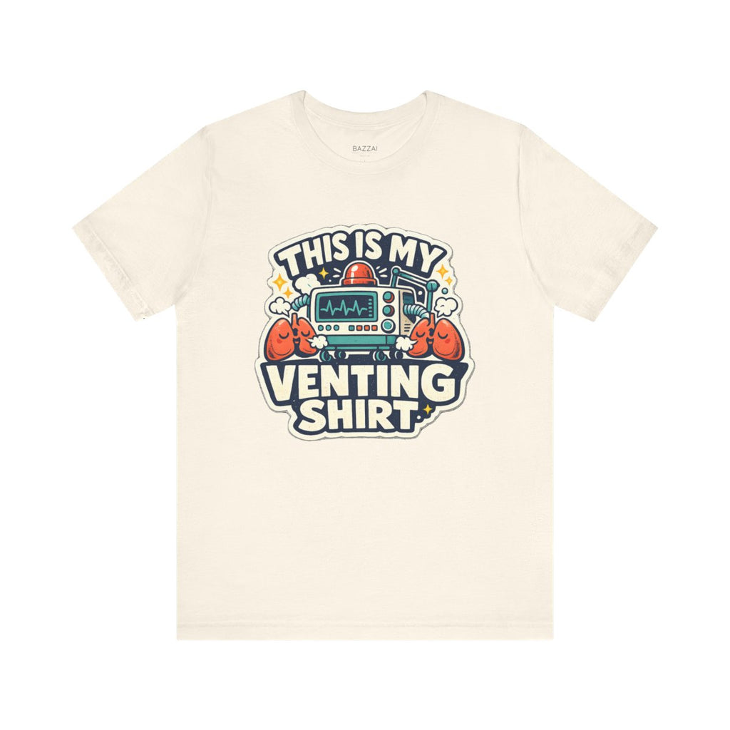 Funny HVAC T-Shirt — This Is My Venting Shirt — t-shirt design by Hank