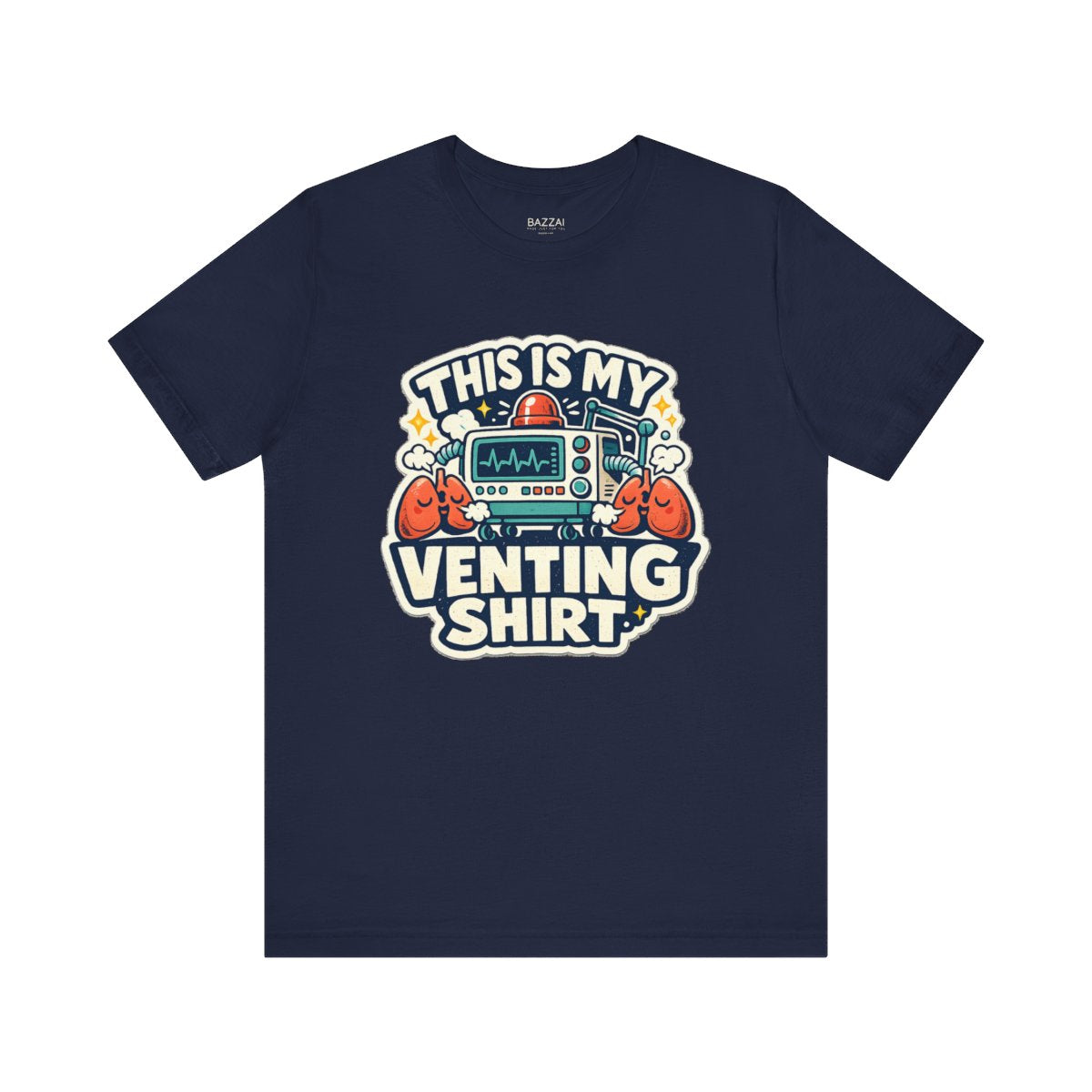 Funny HVAC T-Shirt — This Is My Venting Shirt — t-shirt design by Hank