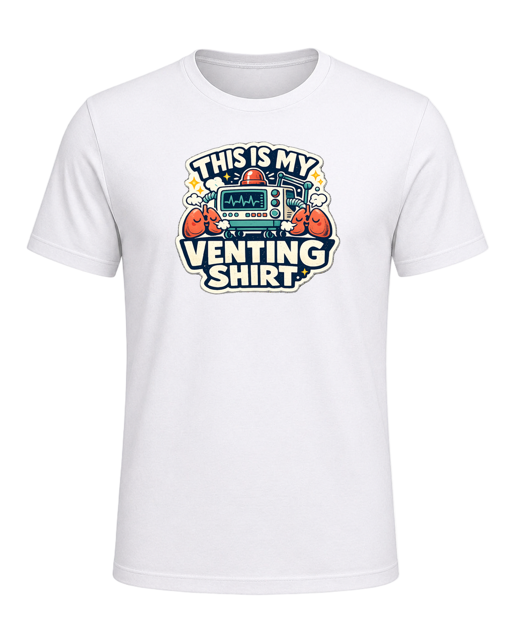 This Is My Venting Shirt Tee — White