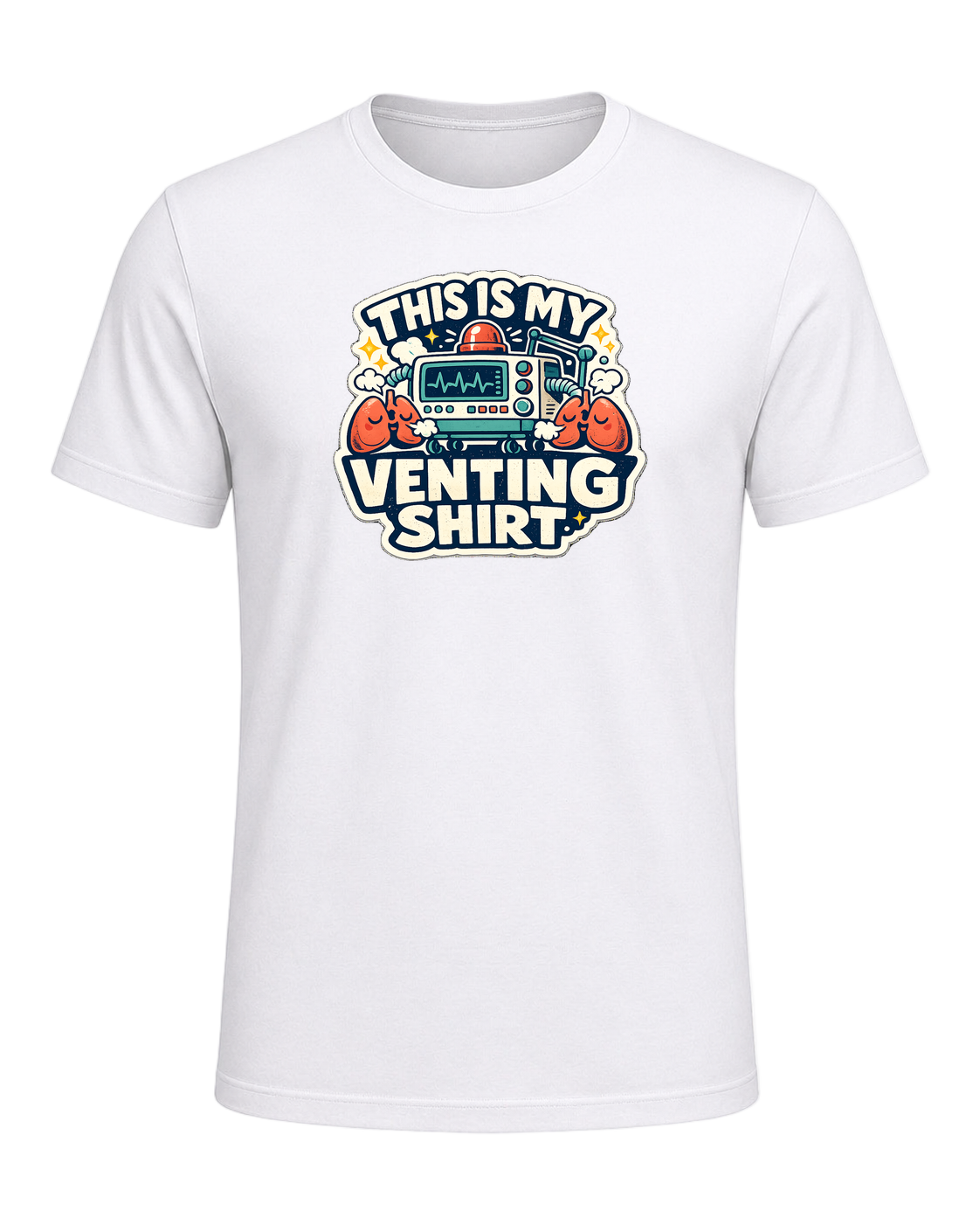 This Is My Venting Shirt Tee — White