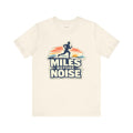 Trail Runner T-Shirt — Miles Before Noise — running t-shirt design by Reggie