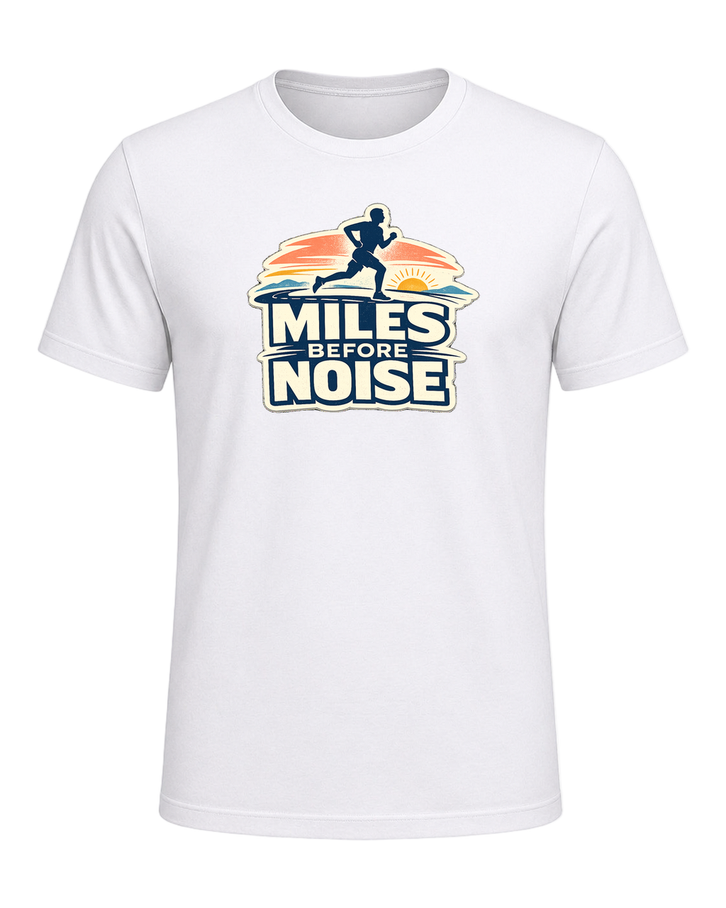 Miles Before Noise Tee — White