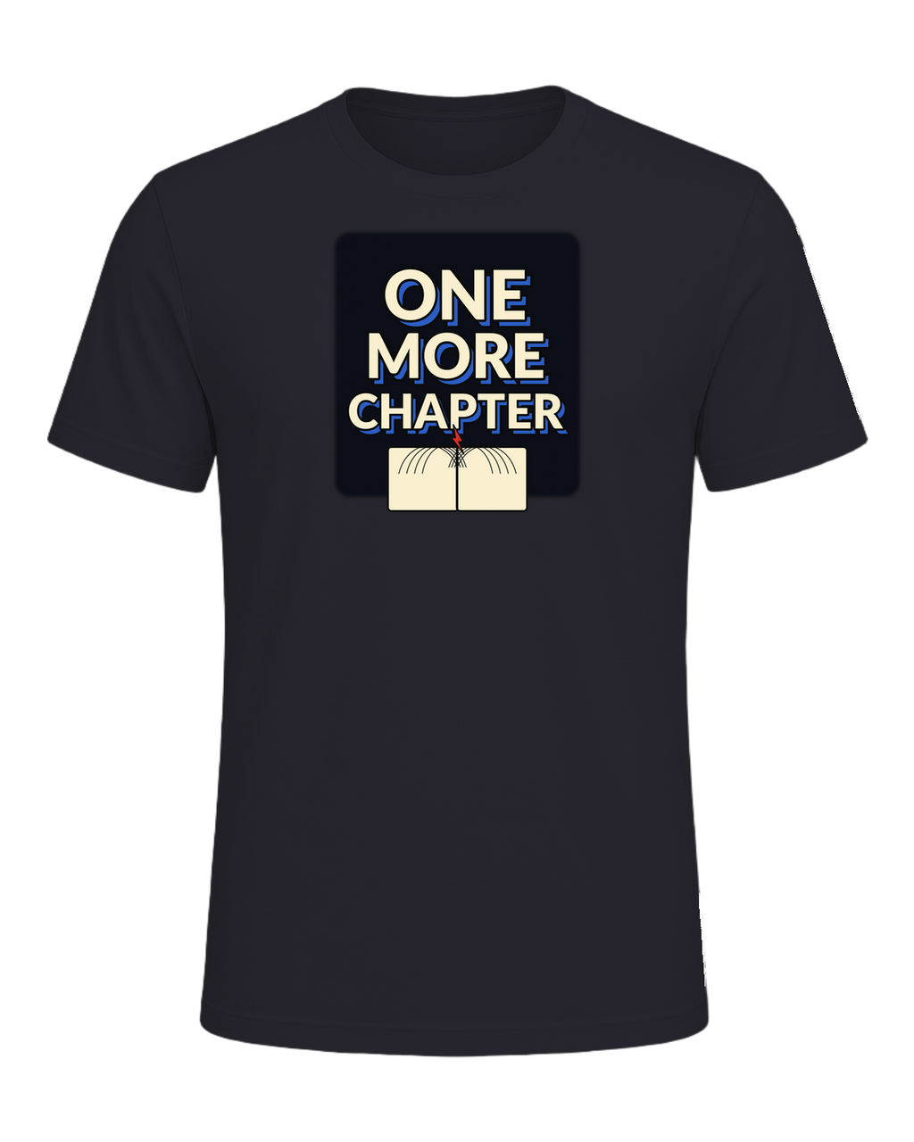 One More Chapter Book Lover T-Shirt — Dark Grey