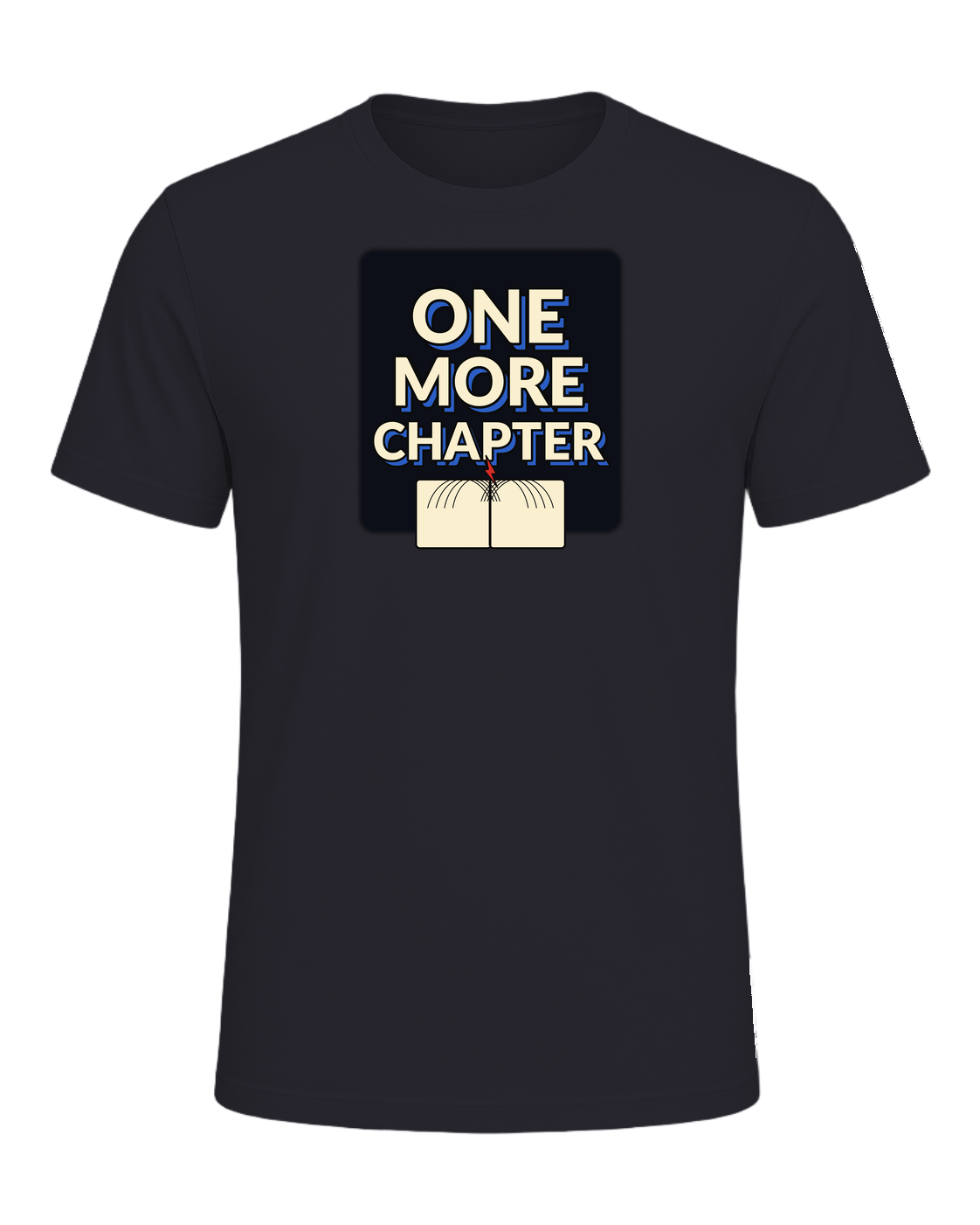 One More Chapter Book Lover T-Shirt — Dark Grey