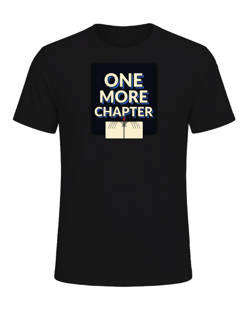 One More Chapter Book Lover T-Shirt — Dark Grey Heather