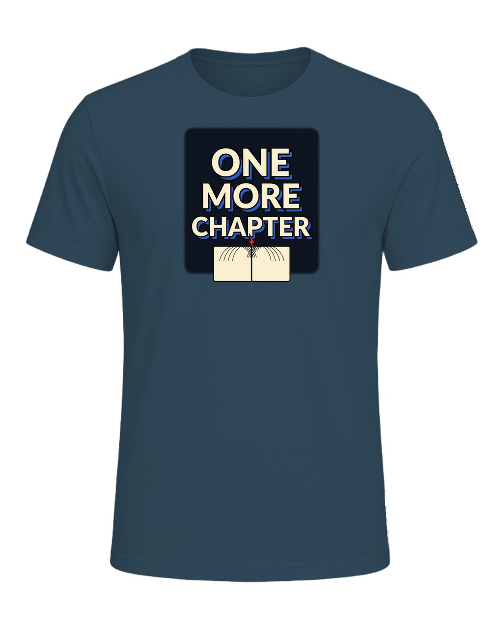 One More Chapter Book Lover T-Shirt — Deep Teal