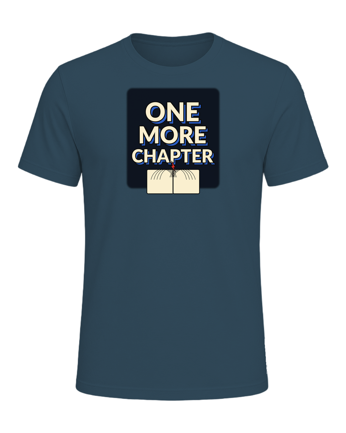 One More Chapter Book Lover T-Shirt — Deep Teal