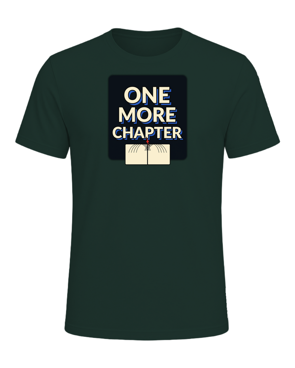 One More Chapter Book Lover T-Shirt — Forest
