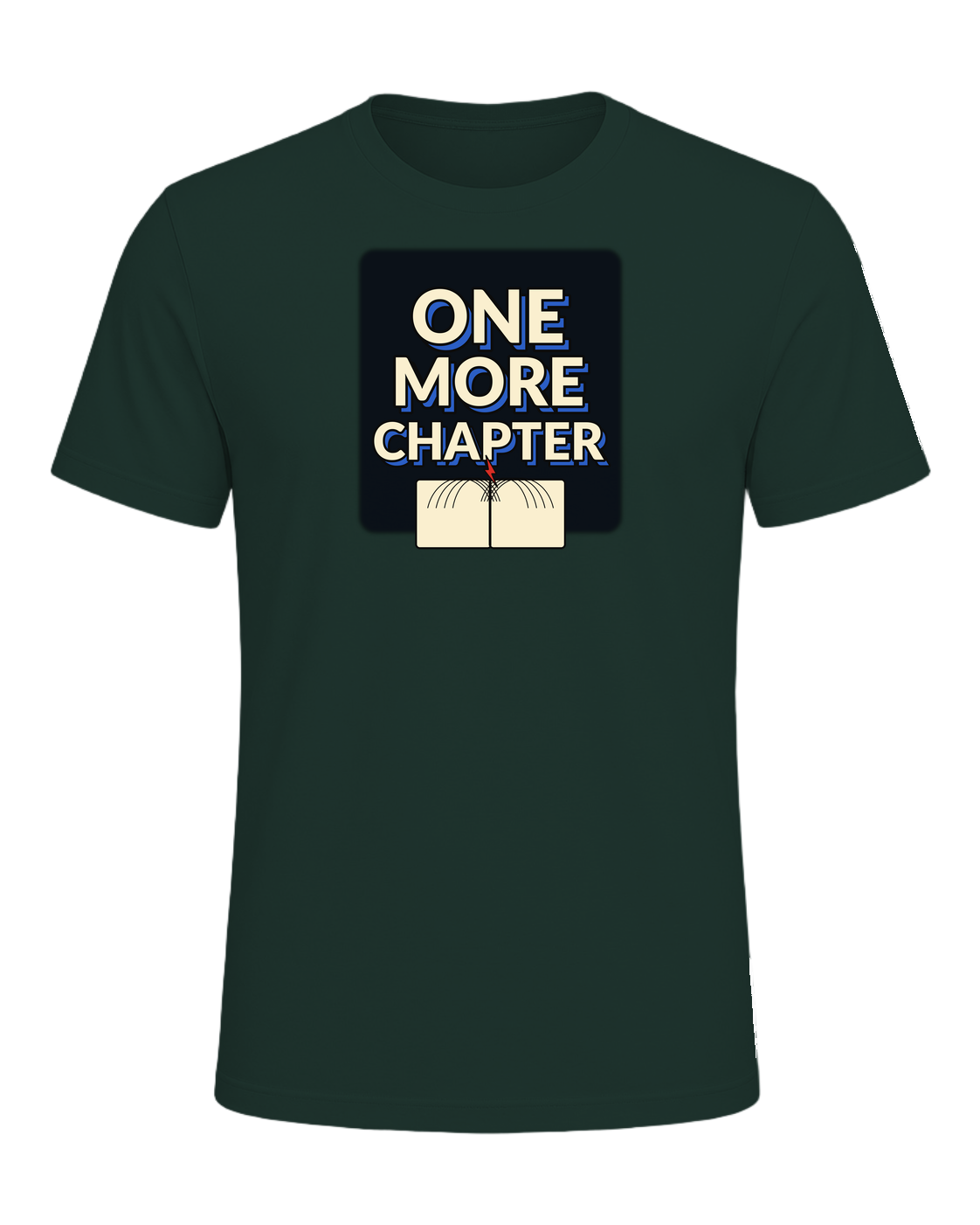 One More Chapter Book Lover T-Shirt — Forest