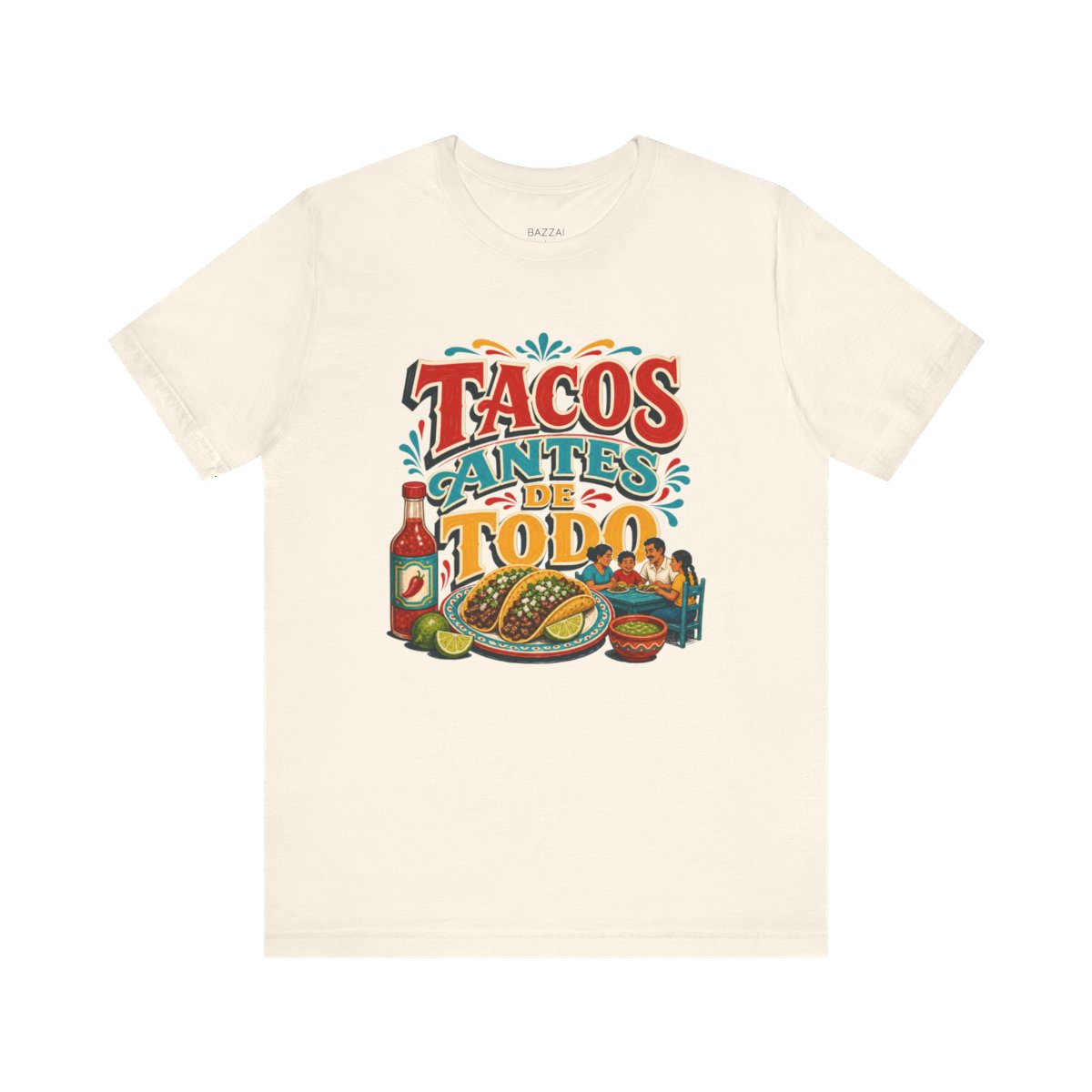 Taco Gift T-Shirt — Tacos Antes De Todo — t-shirt design