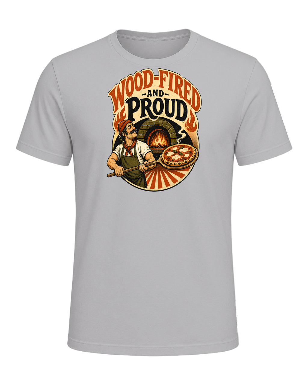 WOOD-FIRED AND PROUD — Athletic Heather
