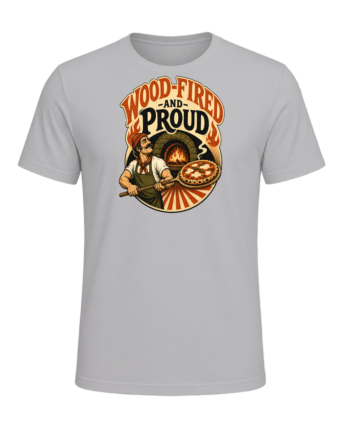 WOOD-FIRED AND PROUD — Athletic Heather