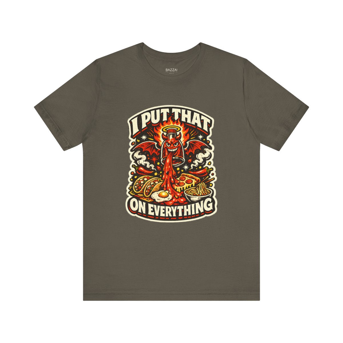 Chili Head T-Shirt — Yes, on That Too — t-shirt design by Sol