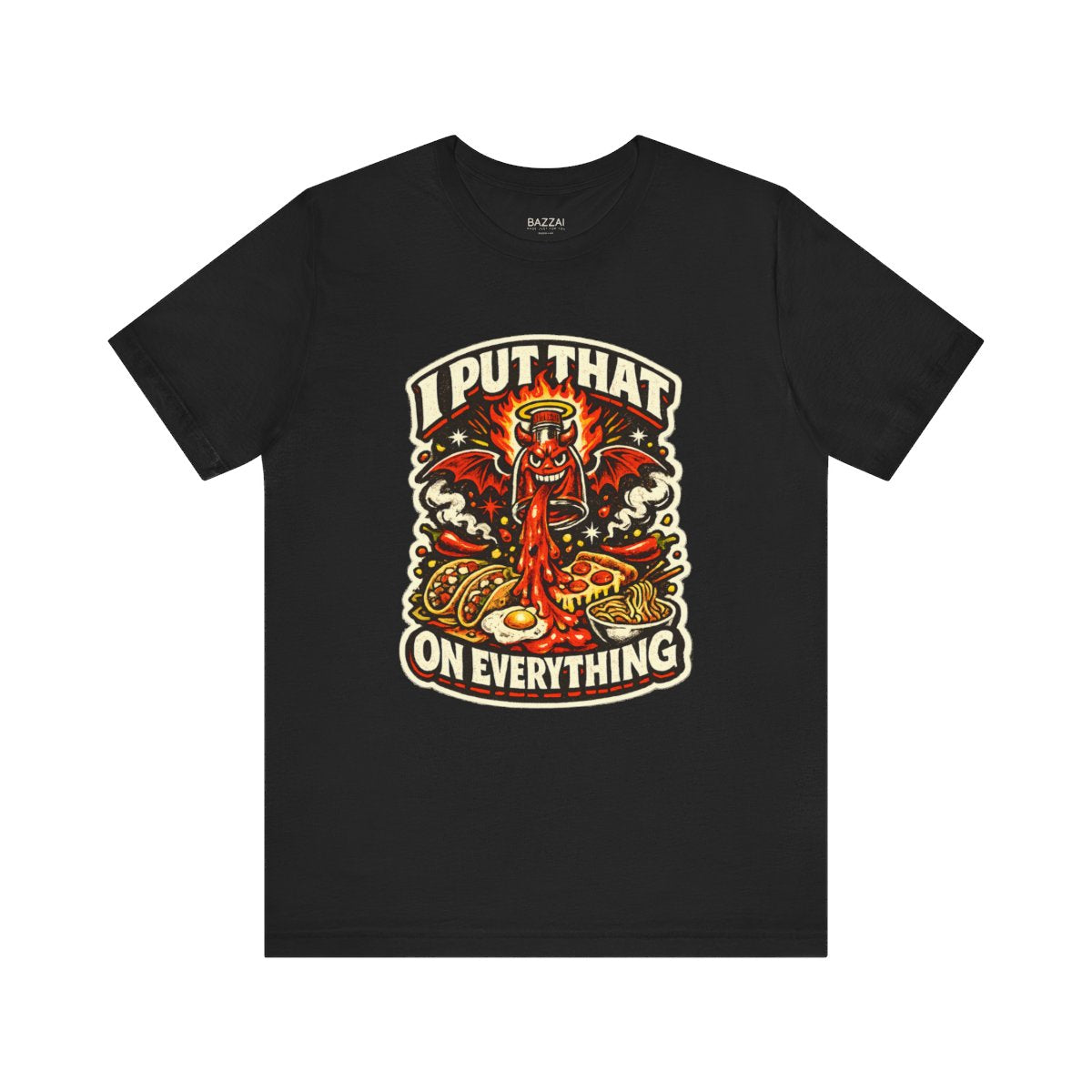 Chili Head T-Shirt — Yes, on That Too — t-shirt design by Sol