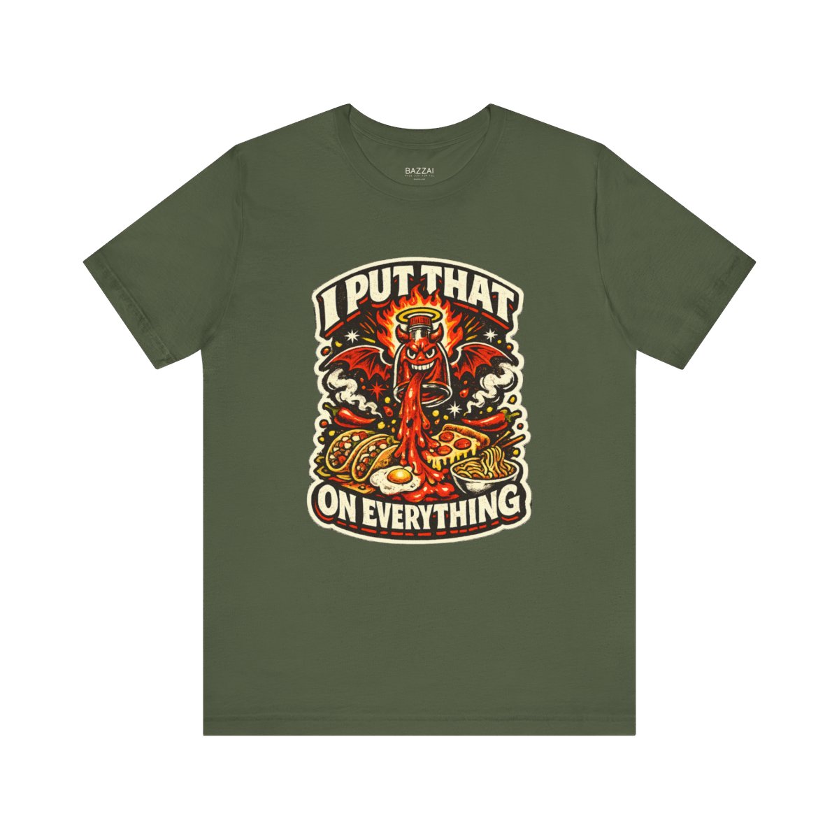 Chili Head T-Shirt — Yes, on That Too — t-shirt design by Sol