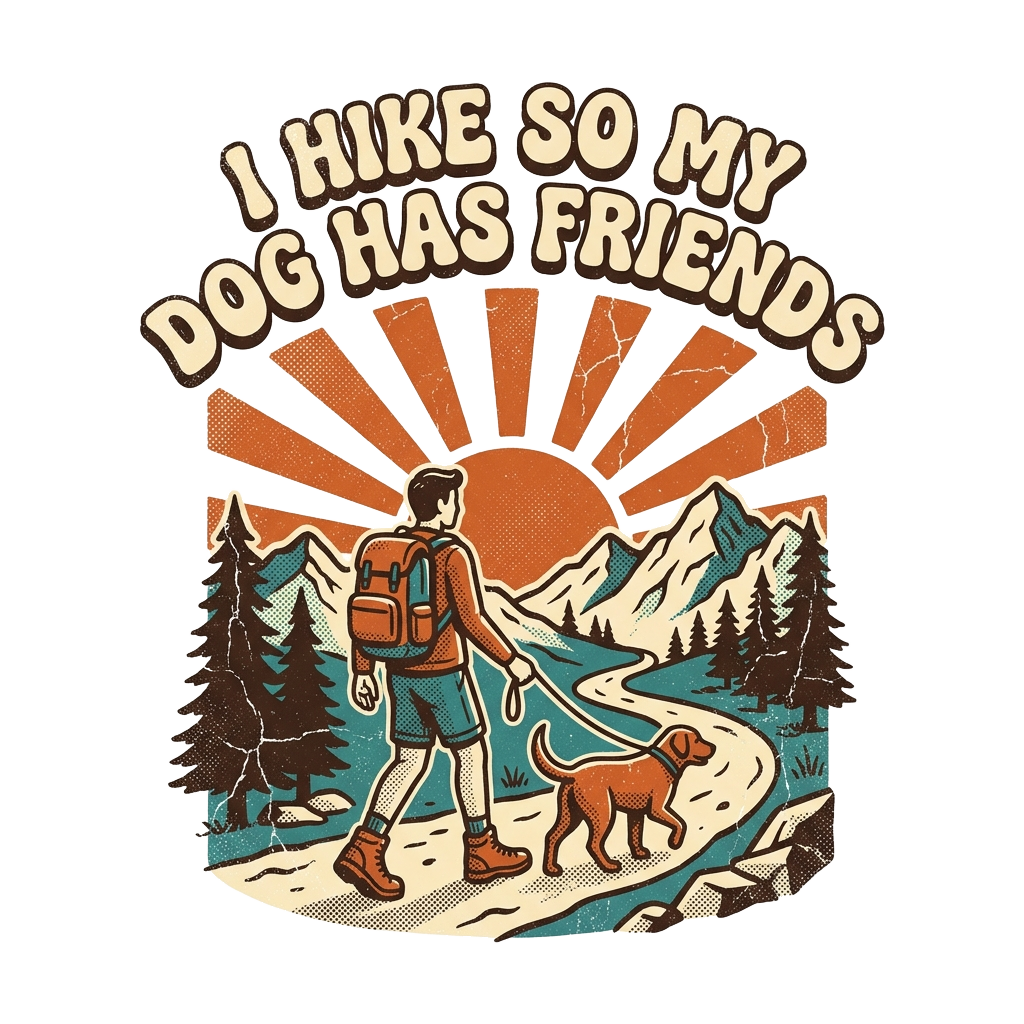 I HIKE SO MY DOG HAS FRIENDS
