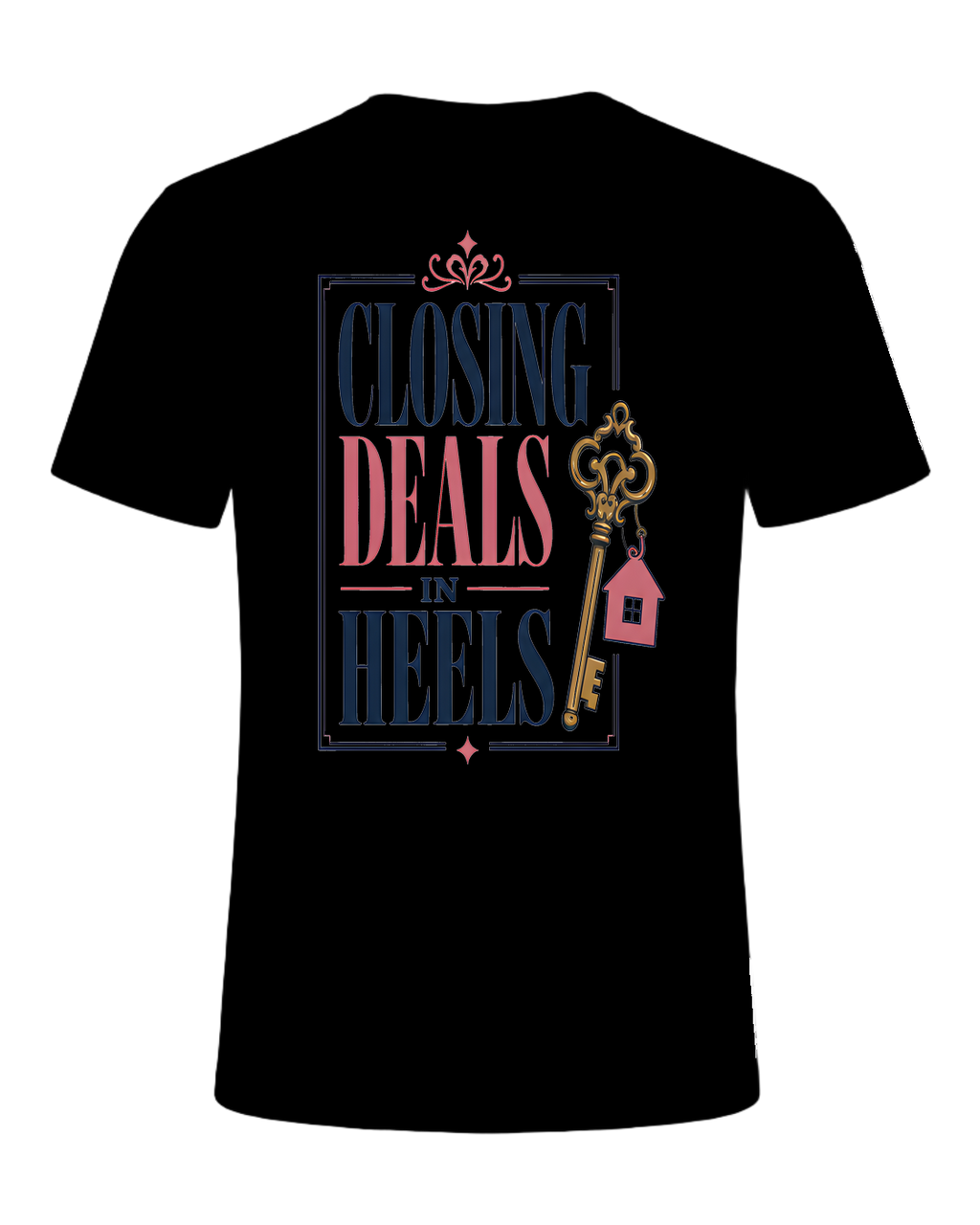 CLOSING DEALS IN HEELS — Black