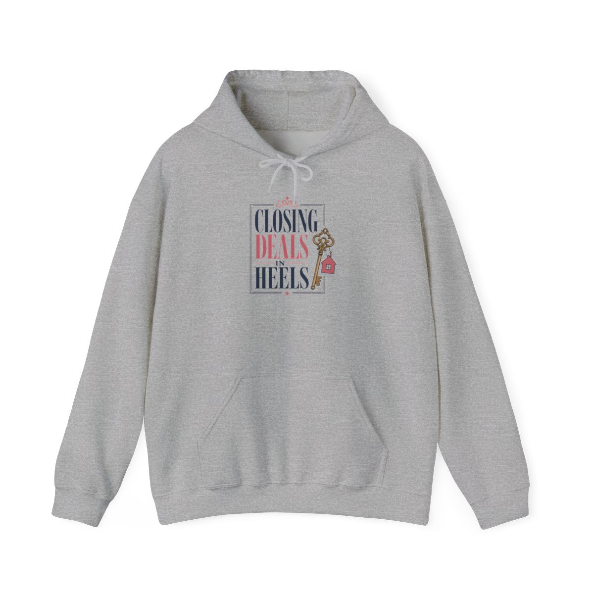 CLOSING DEALS IN HEELS Hoodie — Sport Grey