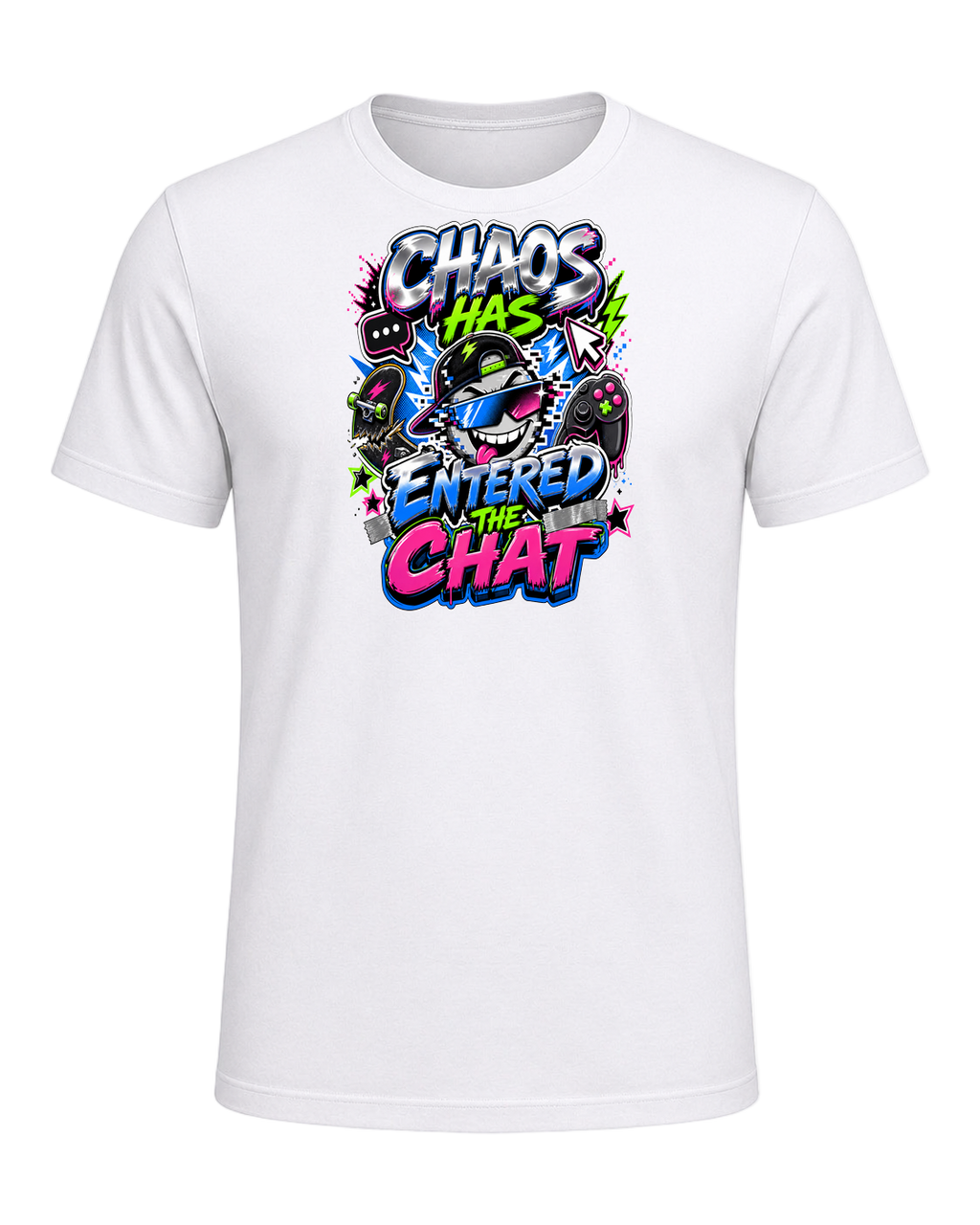 CHAOS HAS ENTERED THE CHAT — White