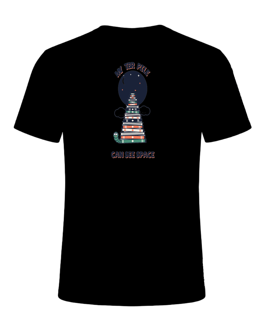 MY TBR PILE CAN SEE SPACE — Black