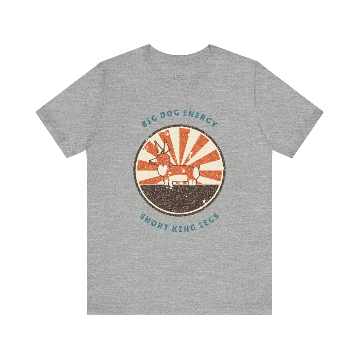 Funny Dog Lover Gift T-Shirt — Big Dog Energy, Short King Legs — corgi club t-shirt design