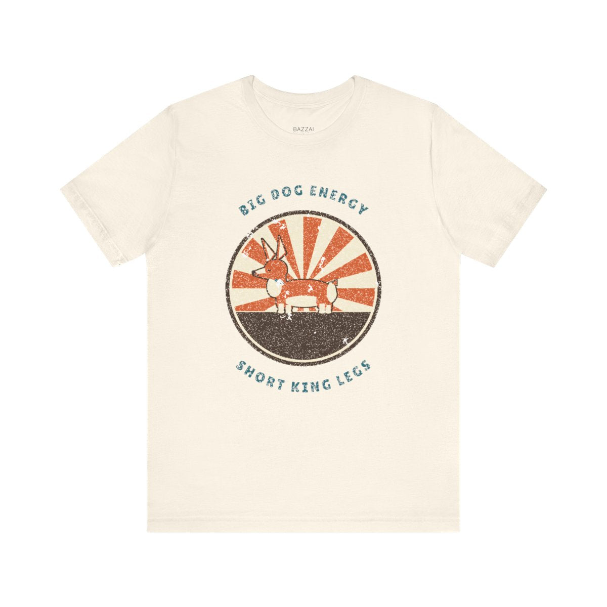Funny Dog Lover Gift T-Shirt — Big Dog Energy, Short King Legs — corgi club t-shirt design